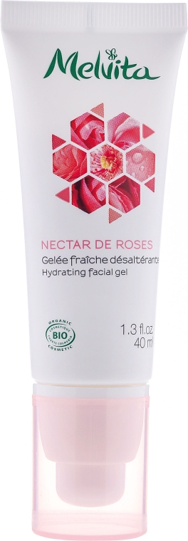 Зволожувальний гель для обличчя "Трояндовий нектар" - Melvita Nectar De Rose Hydrating Facial Gel — фото N2