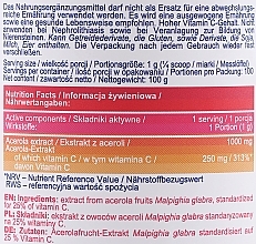 Харчова добавка "Ацерола Форте. Вітамін С" - Allnutrition Acerola Forte — фото N3