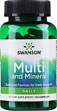 Дієтична добавка "Мультивітаміни й мінерали" - Swanson Daily Multi-Vitamin & Mineral — фото N1