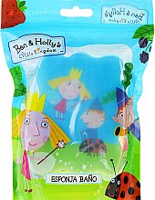 Парфумерія, косметика Губка банна дитяча "Бен і Холлі", блакитна - Suavipiel Ben & Holly Bath Sponge