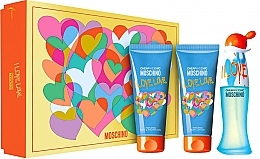 Парфумерія, косметика Moschino I Love Love - Набір (edt/50ml + b/lot/100ml + sh/gel/100ml)