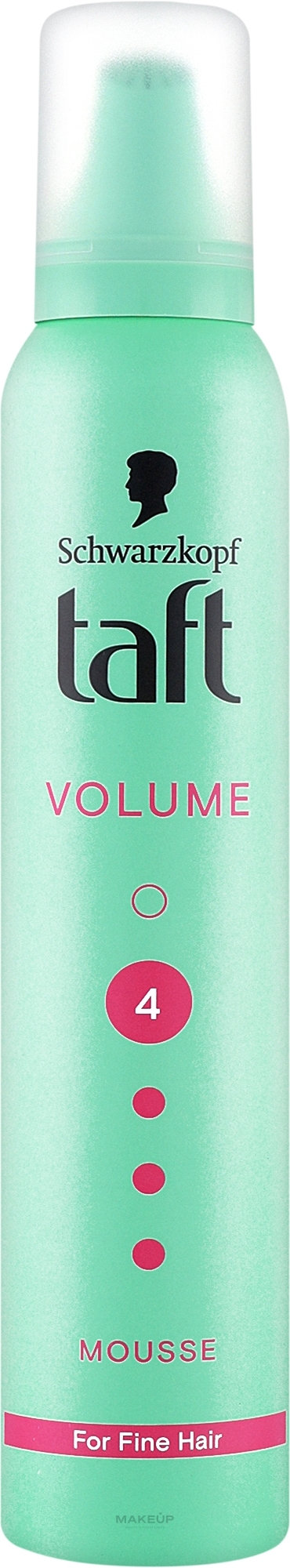 Пена-мусс для тонких волос "Объем", сверхсильная фиксация 4 - Taft True Volume 4 — фото 200ml