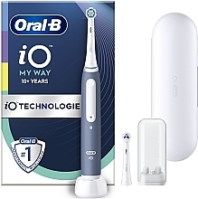 Парфумерія, косметика Електрична зубна щітка + футляр - Oral-B iO My Way Series 4 Ocean Blue