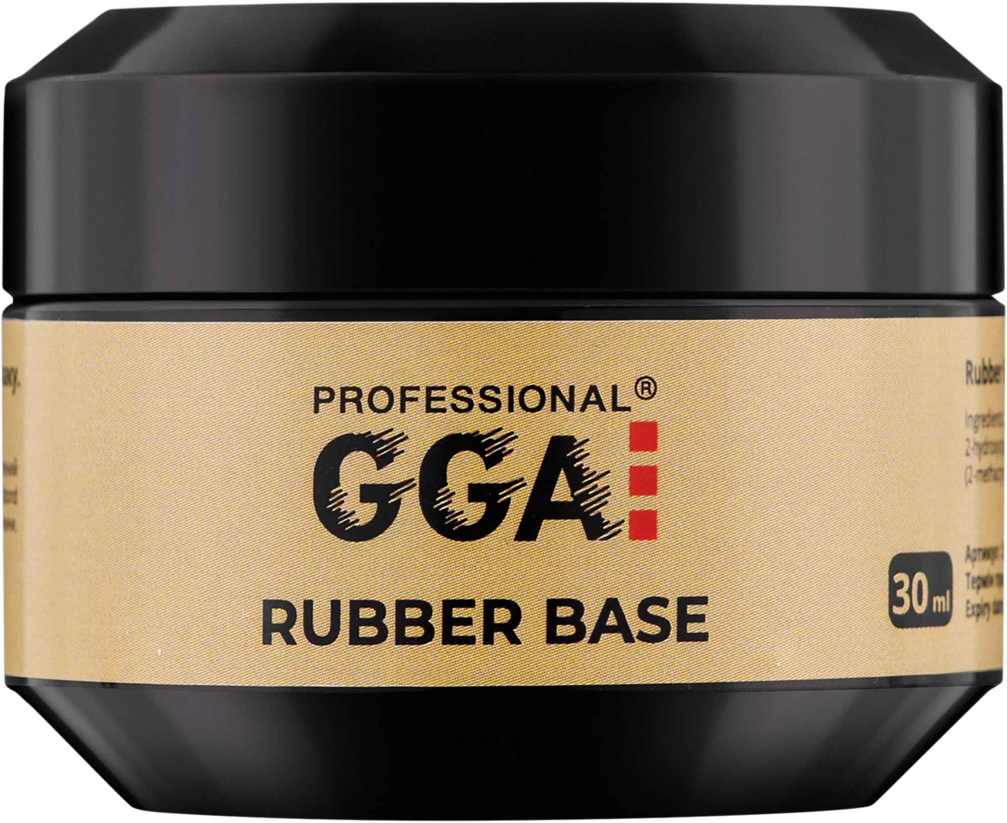 Каучуковая база для гель-лака - GGA Professional Rubber Base — фото 30ml