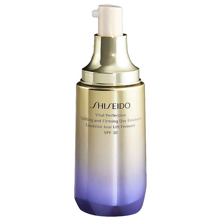 УЦЕНКА Дневная эмульсия против старения SPF30 - Shiseido Vital Perfection Uplifting and Firming Day Emulsion SPF30 * — фото N2