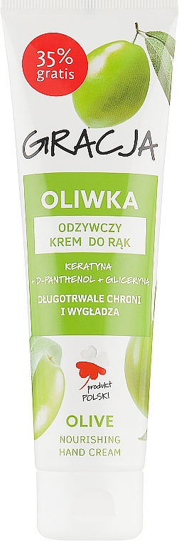 Поживний крем для рук з оливковим маслом - Miraculum Gracja Olive Hand Cream