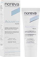 Денний крем для обличчя - Noreva Aquareva Moiturizing Cream Rich Textured — фото N2
