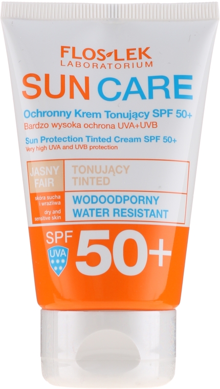 Захисний тонізувальний крем SPF 50+ - Floslek Sun Protection Tinder Cream SPF50+ — фото N1