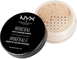Минеральная финишная пудра для лица - NYX Professional Makeup Mineral Matte Finishing Powder — фото N2