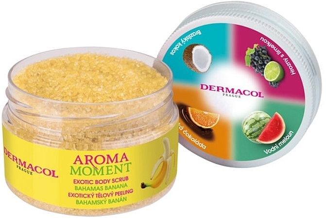 Скраб для тіла "Банан" - Dermacol Aroma Moment Exotic Body Scrub Bahamas Banana — фото N3