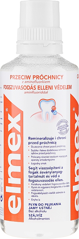 Ополаскиватель для полости рта - Elmex Mouthwash Carriers Protection — фото N2
