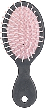 Парфумерія, косметика Щітка для волосся С02385, чорна з розовим - Rapira