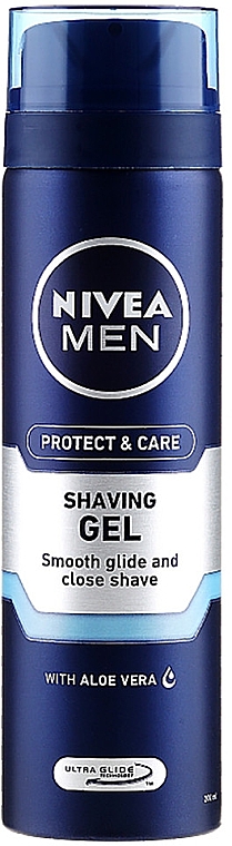 Набор - NIVEA MEN Protect & Care 2021 (ash/balm/100ml + shaving/gel/200ml + deo/50ml + lip/balm/4.8g + bag) — фото N4