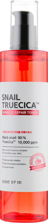 Восстанавливающий тонер с муцином черной улитки - Some By Mi Snail Truecica Miracle Repair Toner — фото N2