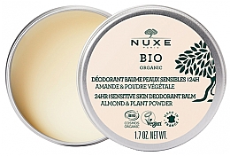 Твердий дезодорант - Nuxe Bio Organic 24HR Sensitive Skin Balm Deodorant — фото N1