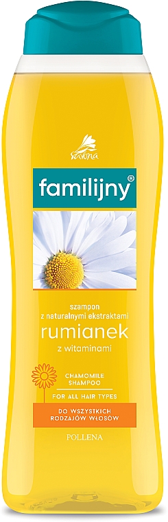 Шампунь для нормального волосся - Pollena Savona Familijny Camomile & Vitamins Shampoo — фото N3