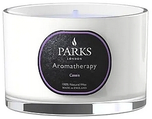 Ароматическая свеча - Parks London Aromatherapy Cassis Candle — фото N1