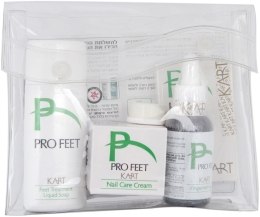 Парфумерія, косметика Набір - Kart Pro 5 Feet (soap/60ml + cr/15ml + cr/5ml + liquid/30ml + plaster)