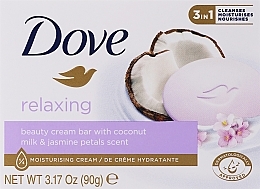 Крем-мыло "Кокосовое молоко" - Dove Purely Pampering Coconut Milk Beauty Cream Bar — фото N3