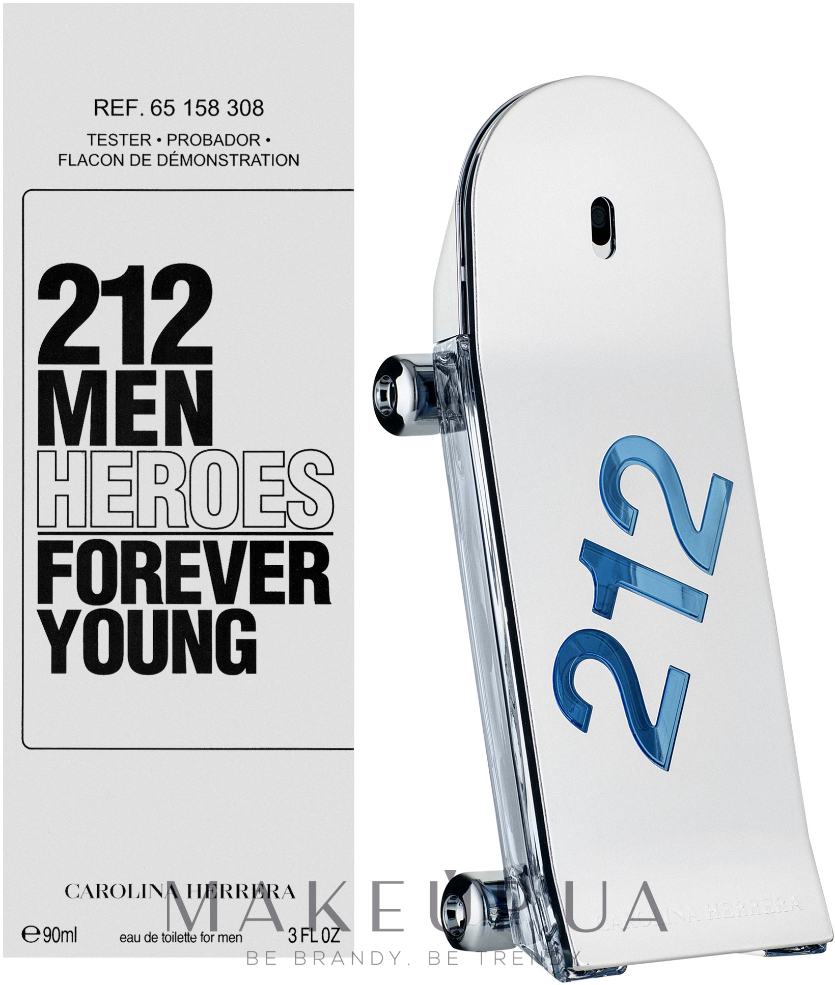 Carolina Herrera 212 Men Heroes Forever Young - Туалетная вода (тестер) — фото 90ml