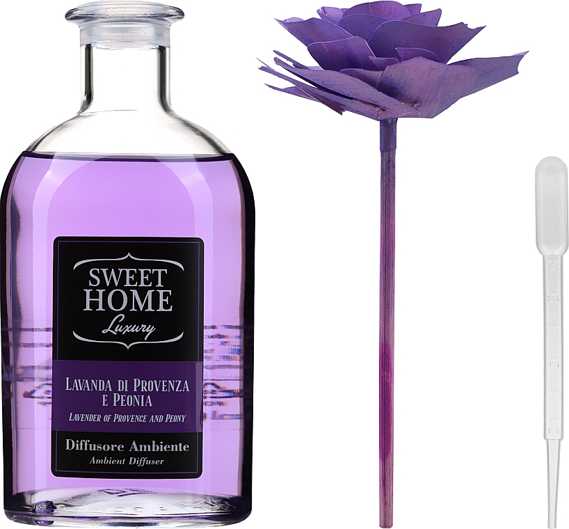 Аромадифузор - Sweet Home Collection Lavender Of Provence & Peony Perfumed Diffuser — фото N2