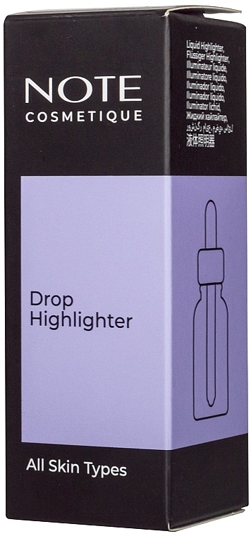 Рідкий хайлайтер для обличчя - Note Highlighter Drop — фото N3