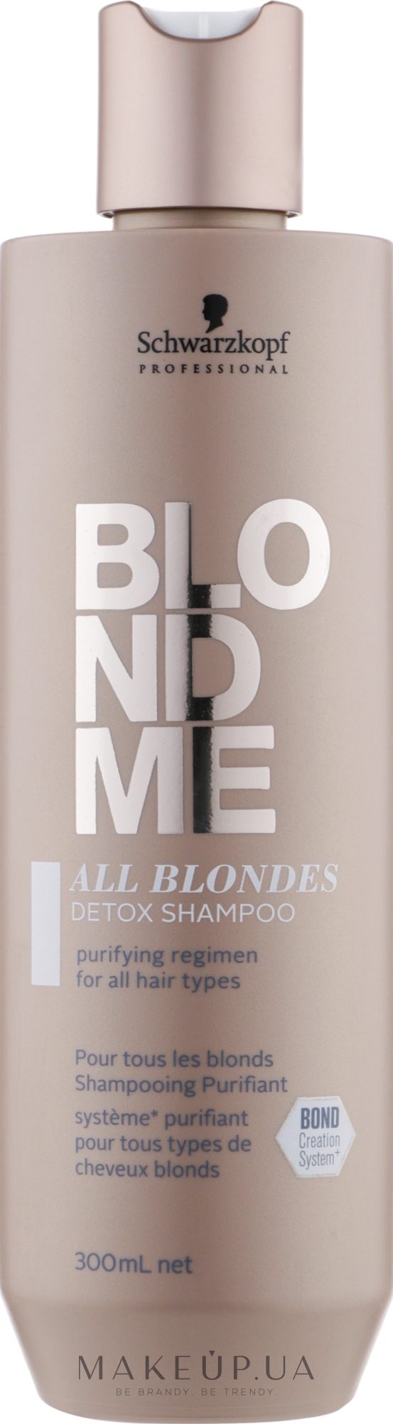 Детокс шампунь для волос всех типов - Schwarzkopf Professional Blondme All Blondes Detox Shampoo — фото 300ml