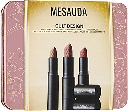 Парфумерія, косметика Набір - Mesauda Milano Cult Design Kit (lipstick/3x3g)