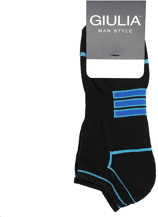 Шкарпетки "Ms Sport-05" для чоловіків, black mentol - Giulia — фото N1
