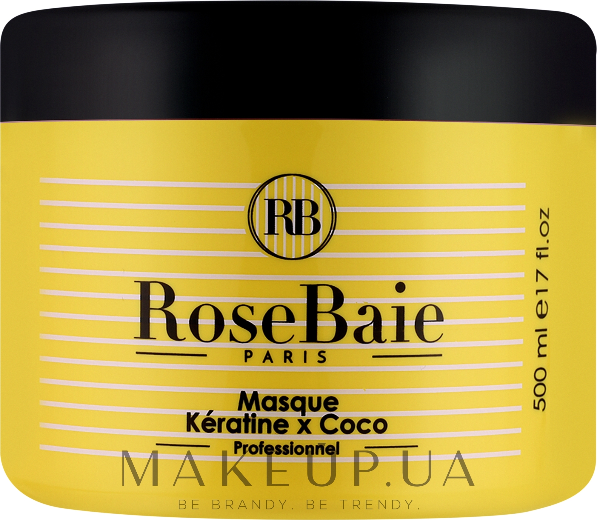 Маска для волосся "Кератин і кокос" - RoseBaie Keratin & Coconut Mask — фото 500ml