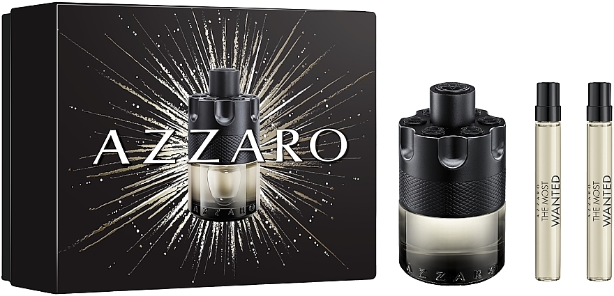 Azzaro The Most Wanted Intense - Набір (edt/100ml + edt/2х10ml) — фото N1