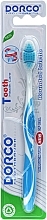 Зубна щітка з гнучкою головкою, синя - Dorco — фото N1