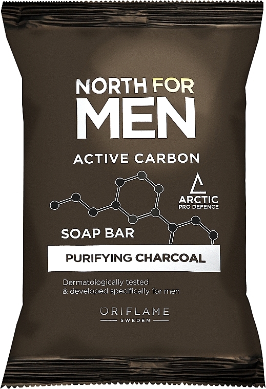 Мило - Oriflame North For Men Active Carbon Soap Bar — фото N1