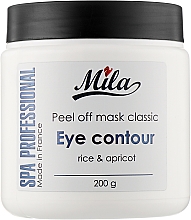 Маска альгинатная классическая порошковая "Для контура глаз" - Mila Eye Contour Peel Off Mask — фото N3