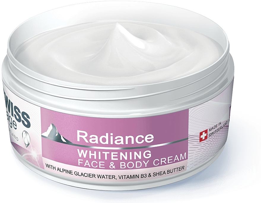 Відбілювальний крем для обличчя та тіла - Swiss Image Radiance Whitening Face & Body Cream — фото N3