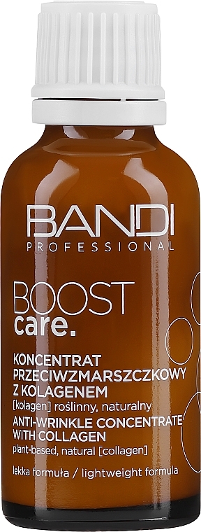 Концентрат для обличчя проти зморщок з колагеном - Bandi Boost Care Anti-Wrinkle Concentrate With Collagen — фото N2
