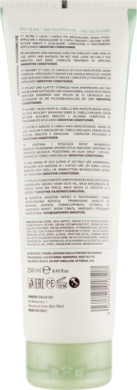 Выравнивающий бессульфатный шампунь для волос - Emmebi Italia Gate 30 Oliva Bio Smoothie Shampoo — фото N2