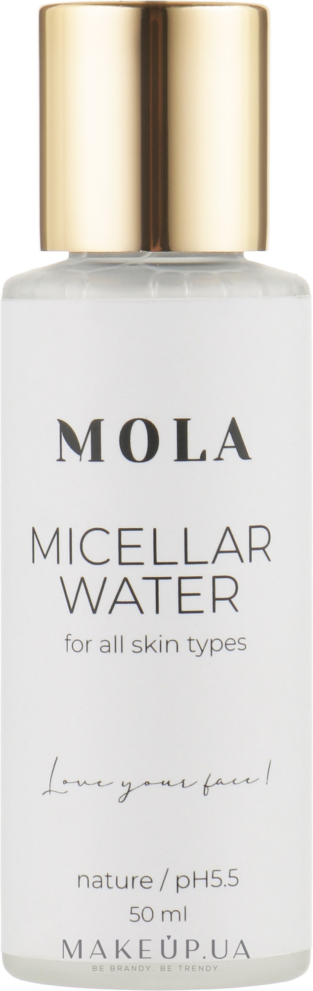 Міцелярна вода з гідролатом лаванди - Mola MIcellar Water — фото 50ml