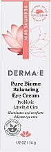 Балансирующий крем для кожи вокруг глаз - Derma E Pure Biome Balancing Eye Cream — фото N3