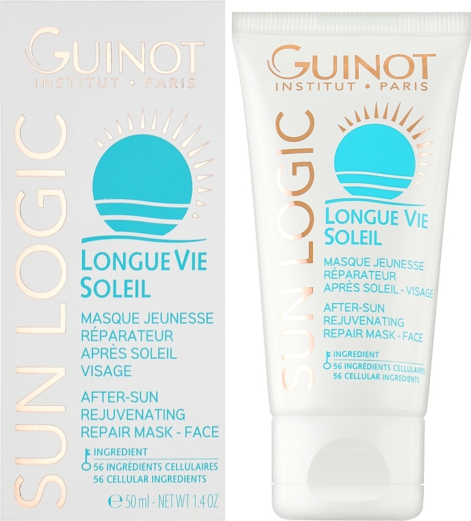 Антивікова відновлювальна маска для обличчя після засмаги - Guinot Sun Logic Repairing Mask After Sun Face — фото N2