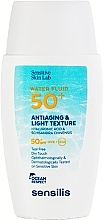 Парфумерія, косметика Сонцезахисний флюїд для обличчя - Sensilis Antiaging & Light Texture Water Fluid 50+