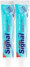 Духи, Парфюмерия, косметика Набор - Signal Family Whitening Toothpaste (t/paste/2x100ml)