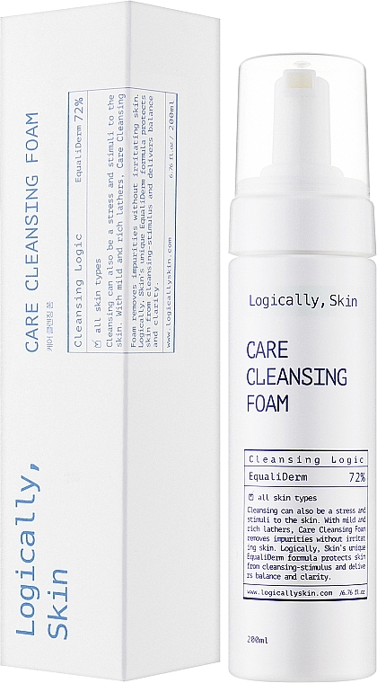 Мягкая очищающая пенка для умывания - Logically, Skin Care Cleansing Foam — фото N2