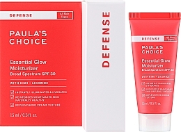 Увлажняющий солнцезащитный крем - Paula's Choice Defense Essential Glow Moisurizer SPF30 Travel Size — фото N2