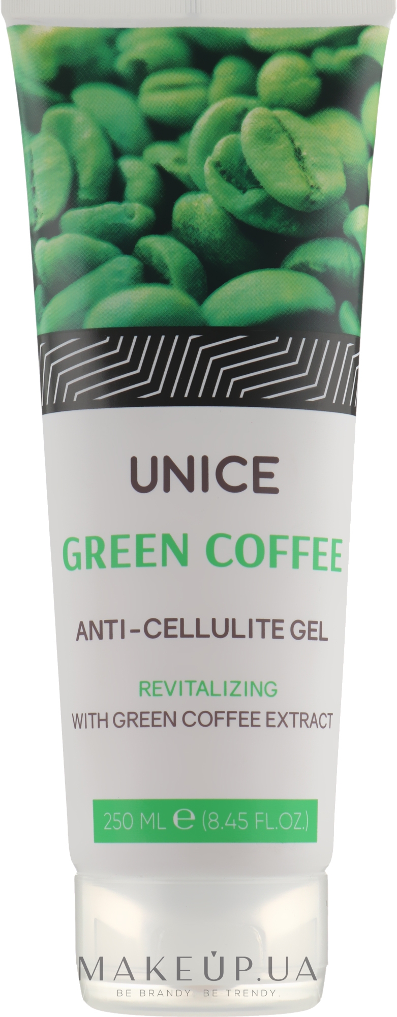 Антицеллюлитный гель - Unice Green Coffee Anti-Cellulite Gel — фото 250ml
