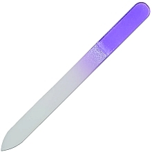 Парфумерія, косметика Скляна пилочка для нігтів, фіолетова - IDC Institute Precision Crystal Nail File