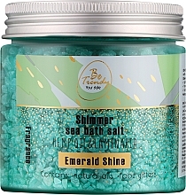 Соль для ванны "Emerald Shine" - Be Trendy Shimmer Sea Bath Salt — фото N1