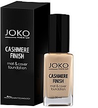 Тональний крем - Joko Cashmere Finish Mat & Cover Foundation — фото N1