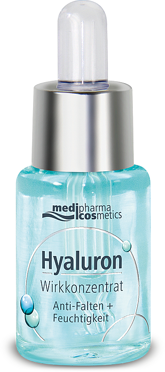 Сироватка для обличчя активний гіалурон + зволоження - Pharma Hyaluron (Hyaluron) Pharmatheiss Cosmetics Active Concentrate Anti-wrinkle + Moisturizing Elixir