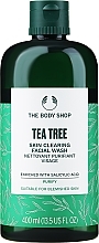 Духи, Парфюмерия, косметика Гель для умывания лица "Чайное дерево" - The Body Shop Tea Tree Skin Clearing Facial Wash 91% Natural Origin